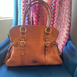 Florentine Domed Buckle Satchel